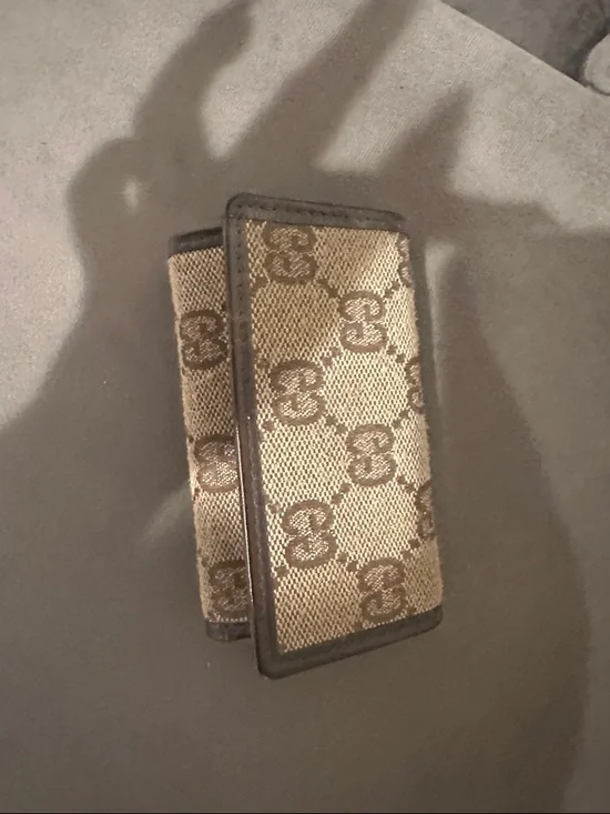 Monogram Canvas Key Holder Wallet - Beige Brown - Picture 1 of 2